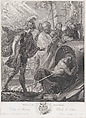 The meeting of Diogenes of Sinope and Alexander the Great, Quirin Mark Austrian, Engraving
