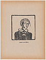 A woman facing the viewer, from the portfolio 'Los pequeños grabadores en madera, alumnos de la Escuela Preparatoria de Jalisco' (Guadalajara, Mexico 1925).., Ramon Castañeda Mexican, Woodcut