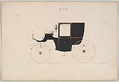 Coupe # 794, Brewster & Co.  American, Pen and black ink, watercolor and gouache with gum arabic