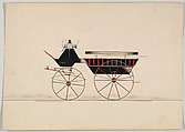 Wagonette (unnumbered), Brewster & Co. American, hand colored lithograph
