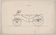 Caleche # 778, Brewster & Co.  American, Pen and black ink