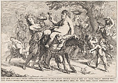 The Triumph of Bacchus, Jan Popels Flemish, Etching