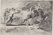 The Abduction of Proserpina, Pieter Soutman Dutch, Etching; second state of four (Hollstein)