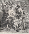 Atalanta and Meleager, Johann Gottfried Bartsch German, Etching