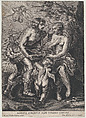 Atalanta and Meleager, Johannes Meyssens  Flemish, Etching