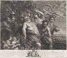 The Triumph of Silenus, Nicolas de Launay  French, Engraving