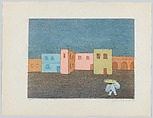 'Plaza', from the Picture Book (plate 11), Jean Charlot  French, Colour lithograph on zinc