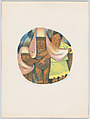 'Tondo III', from the Picture Book (plate 24), Jean Charlot  French, Colour lithograph on zinc