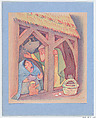 Nativity, Jean Charlot  French, Color lithograph on zinc