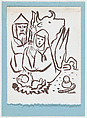 Nativity, Jean Charlot  French, Lithograph on aluminum