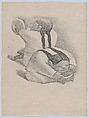 Women making tortillas (tortilleras), Jean Charlot  French, Lithograph on stone, proof impression on brown Mulberry paper