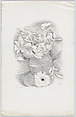 Flowers in a vase on a table, Jean Charlot  French, Lithograph on stone