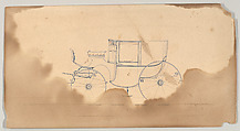 Coupé (unnumbered), Brewster & Co. American, Watercolor