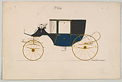 Clarence # 744, Brewster & Co.  American, Watercolor, gouache, metallic ink and  black ink