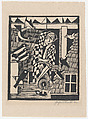 The Owls, Gerhard Marcks  German, Woodcut