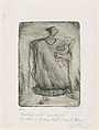 A woman holding a child, Alfredo Zalce Mexican, Engraving with ink residue creating tone through wiping with a cloth