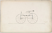 Design for Road Wagon, Brewster & Co.  American, Pen and black ink