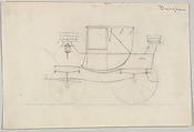 Design for Dormeuse, Brewster & Co.  American, Graphite
