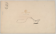 Design for Vis-A-Vis, Brewster & Co. (American, New York), Pen and black ink, watercolor and gouache with gum arabic.