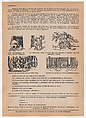 Broadsheet relating to a subscription for Taller de Grafica Popular's 'Hoja Popular Ilustrada' (revolutionary propaganda and news), figures distributing flyers in various locations, Alfredo Zalce  Mexican, Photo-relief and letterpress on tan paper