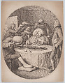 Les Gourmands, Anonymous, British, late 18th century  British, Etching