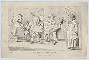 The Flying Breakfast, Anonymous, British, 19th century  British, Etching