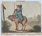 Hints to Bad Horsemen, No. 1: Symptoms of Restiveness, Henry William Bunbury British, Hand-colored etching