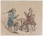 All Fours, Thomas Rowlandson  British, Hand-colored etching and engraving