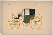 D'Orsay #4183, Brewster & Co.  American, Pen and black ink, watercolor and gouache