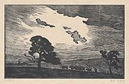 Return of the Herd, Paul Emile Colin French, Woodcut, first state