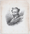 Portrait of Théodore Géricault, Léon Cogniet French, Lithograph