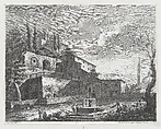 Landscape with Ruins and Fountain, Fabio Berardi  Italian, Etching