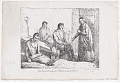 Visit of a Clergyman to Bastide, Sausion, and Collard, Sébastien Coeuré  French, Lithograph