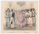 Une Nautch; from Twenty four Plates Illustrative of Hindoo and European Manners in Bengal, Alexandre-Marie Colin  French, Hand-colored lithograph