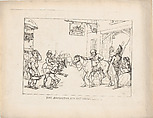 The Production of a Post House, Thomas Rowlandson British, Etching