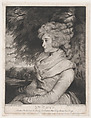 Mrs. Gwyn, John Young British, Mezzotint; second state of two