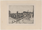 Bridge over the Savena in Bologna, Giorgio Morandi  Italian, Etching