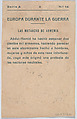 The Hamidian Massacres, from "Europe During the War", Anonymous, 20th century, Commercial color lithograph