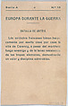 Battle of Artois, from "Europe During the War", Anonymous, 20th century, Commercial color lithograph