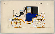 D'Orsay #4106, Brewster & Co.  American, Pen and black ink, watercolor and gouache with gum arabic