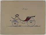 Victoria #3571, Brewster & Co. American, Pen and black ink, watercolor and gouache
