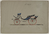 Victoria #3635, Brewster & Co. American, Pen and black ink, watercolor with gum arabic