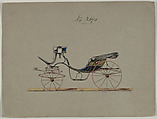 Victoria #3690, Brewster & Co. American, Pen and black ink, watercolor anfd gouache.