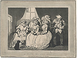 A Visit to the Aunt, Thomas Rowlandson British, Etching and aquatint