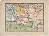 Valentine: Map of the Kingdom of Love (Das Reich der Liebe), Breitkopf & Härtel German, Printed on paper from type composition, hand-colored