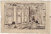 Twenty-three drawings for "Le Voyage en bateau", Charles-François Daubigny (French, Paris 1817–1878 Paris), Pen and ink and graphite on tracing paper