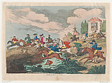 The City Hunt, Thomas Rowlandson British, Hand-colored etching