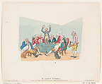 A Long Story, Thomas Rowlandson  British, Hand-colored etching