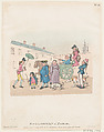 Englishman at Paris, Thomas Rowlandson British, Hand-colored etching