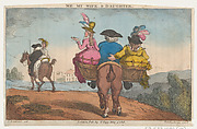 An Academy for Grown Horsemen and The Annals of Horsemanship, Thomas Rowlandson (British, London 1757–1827 London), Hand-colored etching